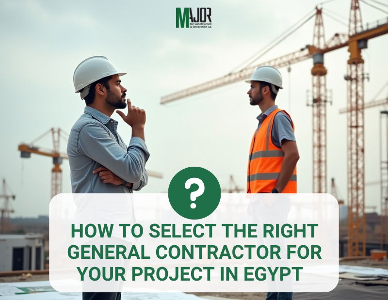 How to Select the Right General Contractor for Your Project in Egypt