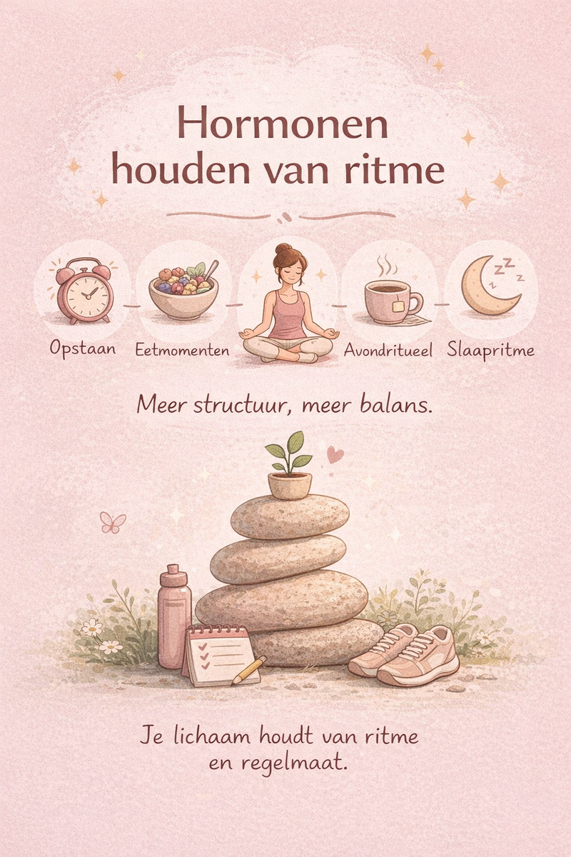 Hormonen houden van ritme