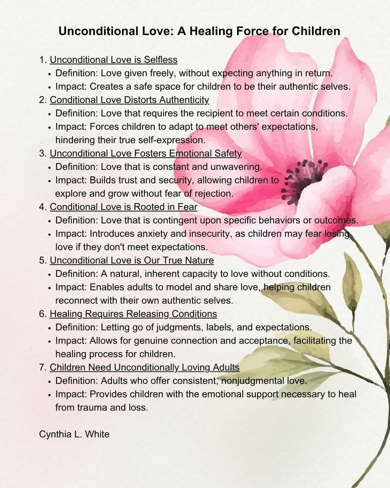 Graphics on Unconditional Love