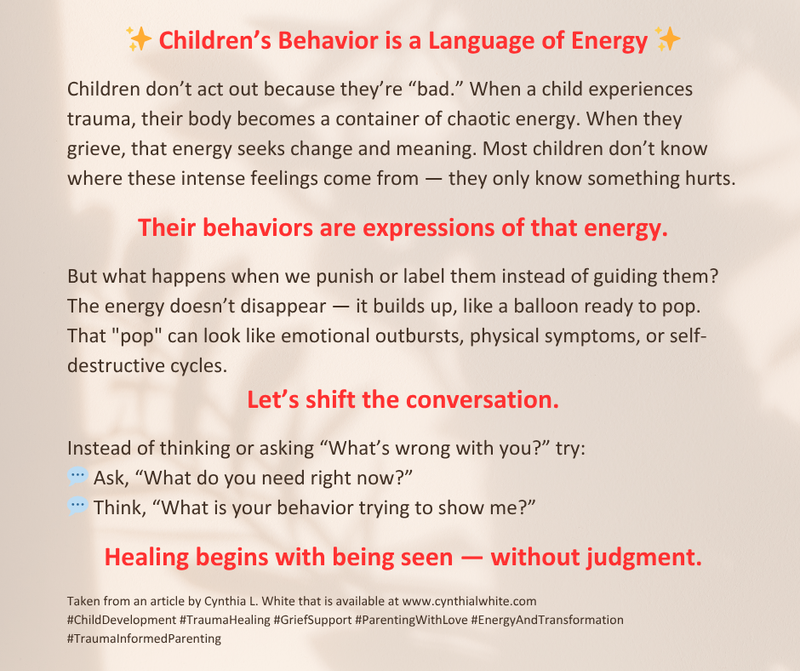 Transformation of Grief & Trauma Energy