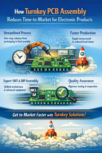 How Turnkey PCB Assembly Reduces Time-to-Market for Electronic Products