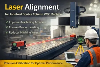 Professional Laser Alignment for Johnford VMC Machine Accuracy in Lucknow