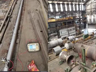Checking Straightness of DSL and NON-DSL Track Capacity 100 Ton