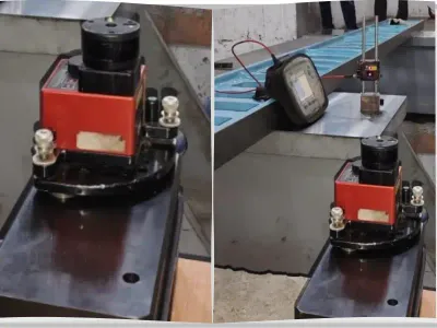 40 Ton Hydraulic Press Levelling with Advanced Laser Alignment
