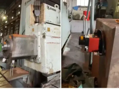 Industrial Laser Straightness Checking for SKODA Boring CNC Machine