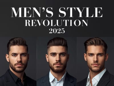🧔 Men’s Grooming Trends 2025 — Beards, Perms & Hair Patches