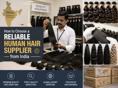 How to Choose a Reliable Human Hair Supplier from India