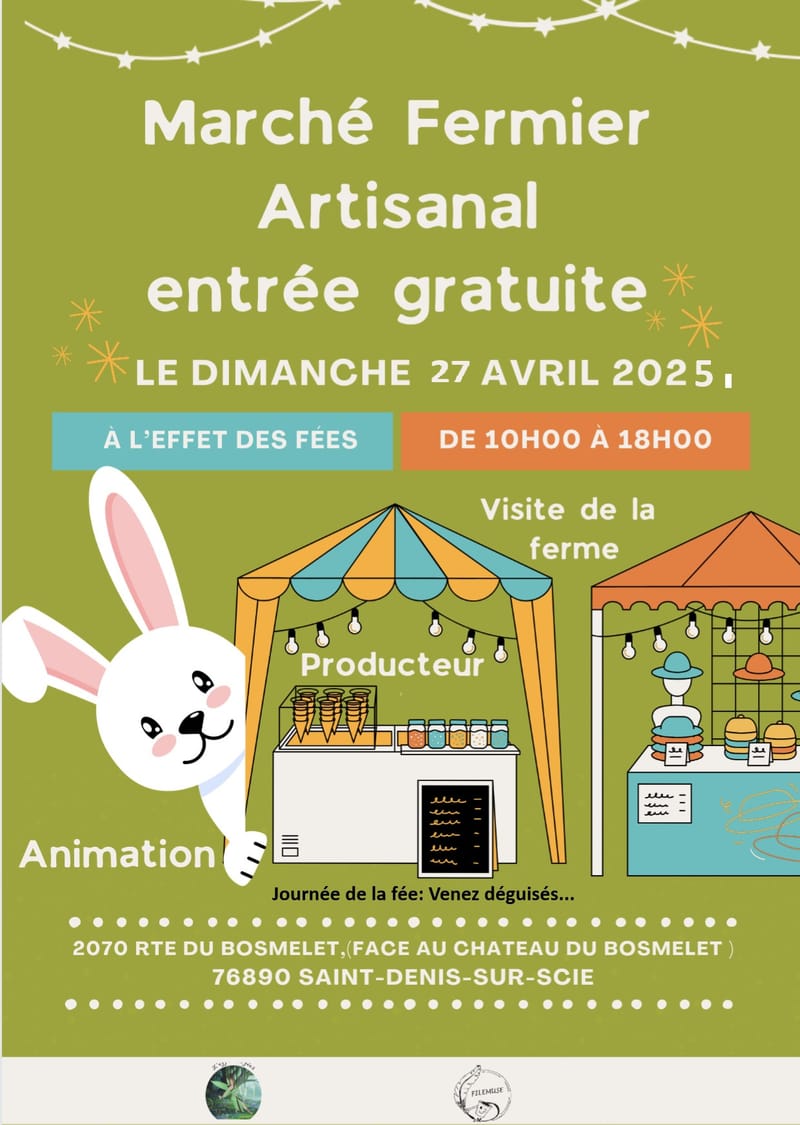 Marché fermier/ marché des fées