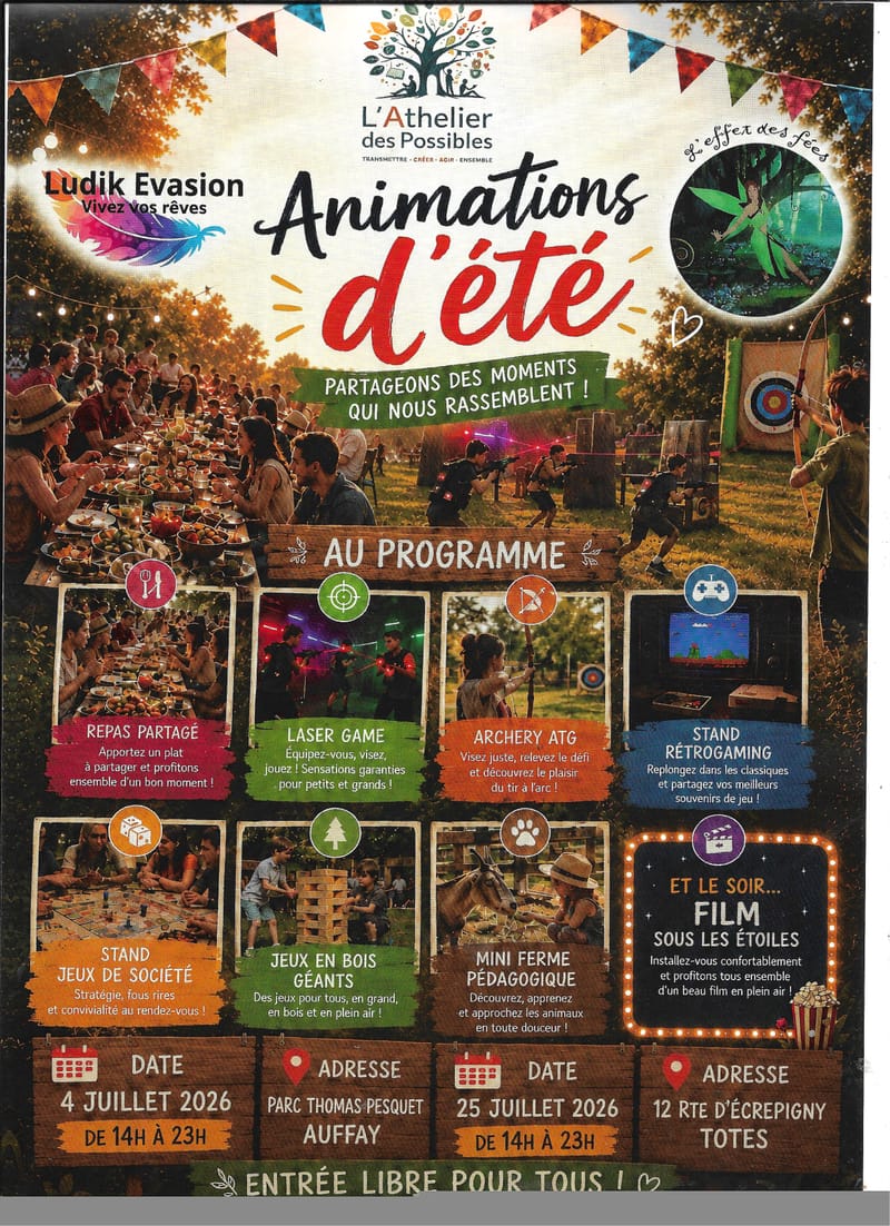 Animations d'été