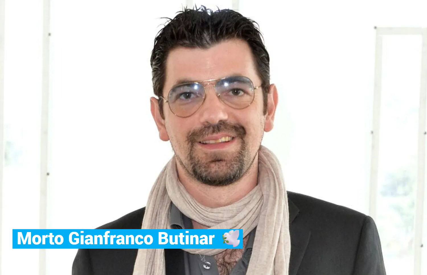 Gianfranco Butinar, attore  romano, è morto improvvisamente a 51 anni