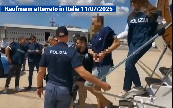 🟢 Francis Kaufmann è arrivato in Italia, svolta nel caso Villa Pamphili