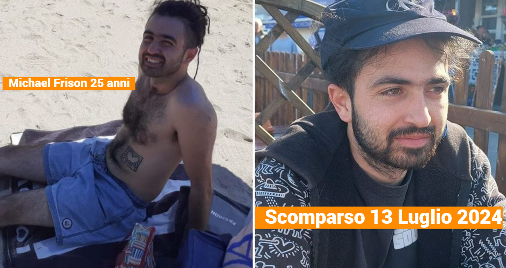 Sardegna, scomparso Michael Frison 25 anni dal tredici Luglio 2024. Cosa sappiamo sappiamo