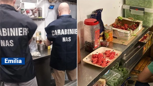Emilia, blitz dei Nas: sequestrate 70 tonnellate di cibo e quasi 300mila euro di multe