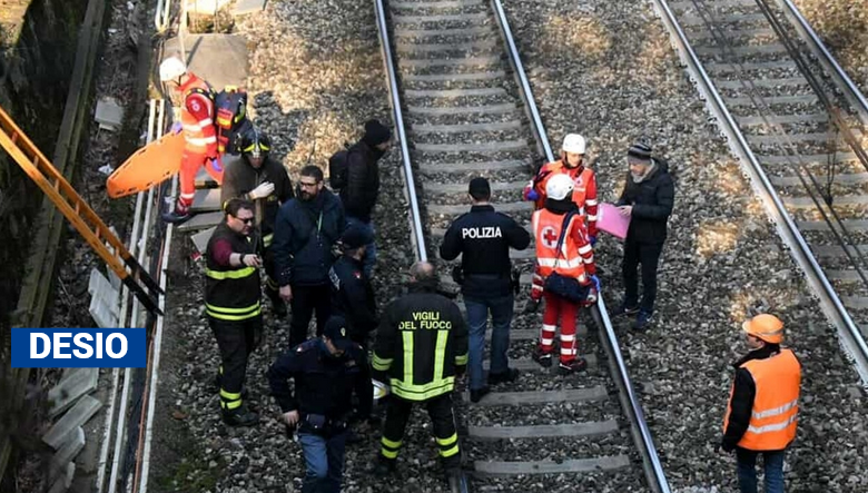 Tragedia sui binari a Desio: 35enne travolto e ucciso da un treno