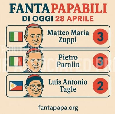 Conclave 2025, 60mila iscritti al Fantapapa