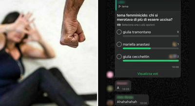 Femminicidi il sondaggio raccapricciante nella chat tra studenti.