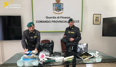 Campo Panareo: sequestrati 7 chili di droga, un arresto
