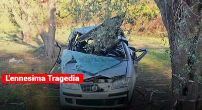 Auto si schianta contro un muro, morta bambina poco più di un anno