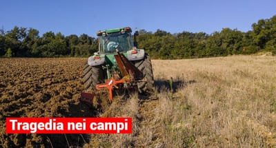 Dramma a Monte San Pietro Bologna, Padre investe figlio col trattore