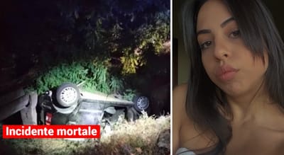 Auto si ribalta e finisce in un canale di scolo, Michela Radino