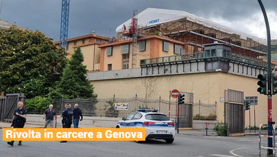🟩Rientrata la rivolta nel carcere di Marassi, due agenti  penitenziari feriti