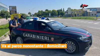 Sottoposto agli arresti domiciliari, viene riconosciuto in un parco
