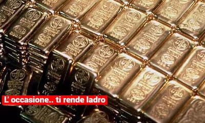 Ruba 2 kg di Oro in un anno dalla fonderia dove lavora,nascondendo..