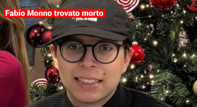 Fabio Monno, il 24enne scomparso il 5 giugno, è stato ritrovato morto