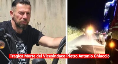 Spinge la moto e viene investito in pien. Morto Vicesindaco Antonio Pietro Ghiaccio, 54 anni,