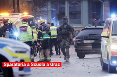 Sparatoria in una scuola a Graz, 10 morti e 28 feriti