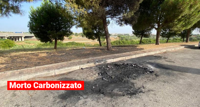 Trani, trovato morto carbonizzato in autoparco  di Bisceglie