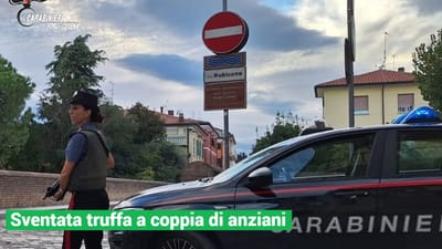 Finto maresciallo in casa degli anziani coniugi, in mano gioielli e soldi.