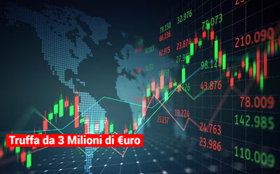 Pensionato smaschera rete internazionale di falsi broker Truffa da 3 milioni di €uro