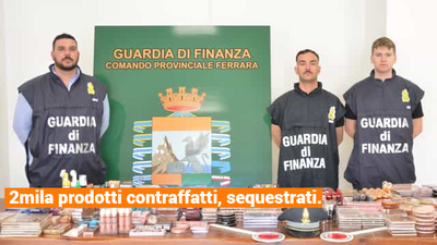Oltre 2mila prodotti contraffatti e 2,7 chili di tabacco nascosto: Sequestrato