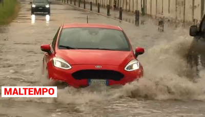 Veneto colpito dal maltempo, causando una maxi frana