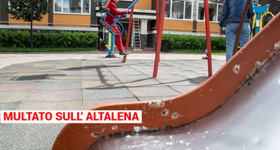 14enne Troppo grande per l'Altalena, prego documenti e sanzione!