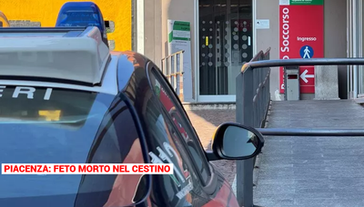 Il ritrovamento del feto nel cestino dei rifiuti dell’ospedale “Guglielmo da Saliceto”