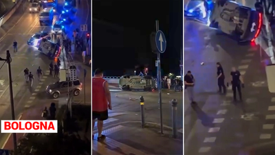 Incidente in via San Donato, nello schianto coinvolta un’auto della polizia