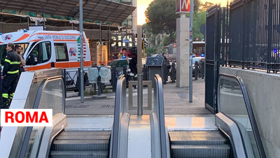 Rissa con bottiglie e spray peperoncino in metro Roma, 2 fermati