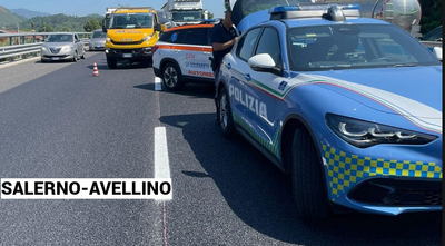 Grave incidente avvenuto oggi sul raccordo autostradale Salerno–Avellino