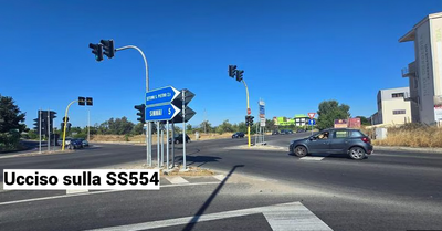 Travolto a piedi e ucciso da un'auto sulla statale 554 vicino Cagliari