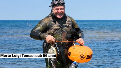 Tragedia in mare a Latina: muore il sub Luigi Tomasi, esperto apneista di Valmontone