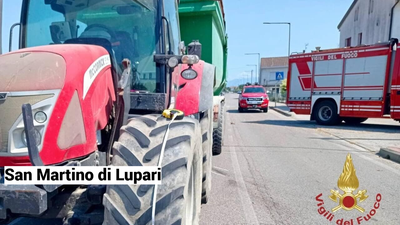 Tragedia a San Martino di Lupari: centauro si schianta contro un trattore, muore mentre va al lavoro