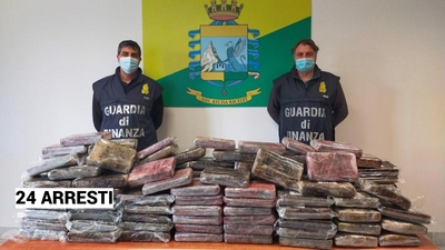 Operazione congiunta-Guardia di Finanza e Europol: 24 arresti per traffico internazionale di droga e armi.