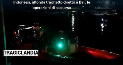 Affonda traghetto diretto a Bali: più di 60 persone a bordo, 4 morti e 23 in salvo. Ci sono dispersi