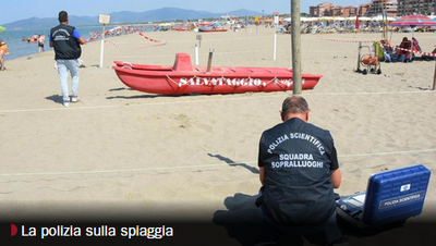 Marina di Grosseto, choc in spiaggia: «Aiuto, mi ha violentata»