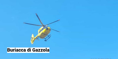 Cade durante lavori di giardinaggio: 53enne soccorso in elicottero