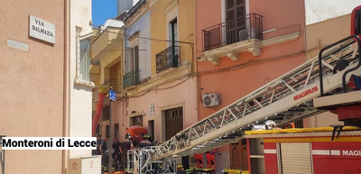 Crolla un solaio durante lavori di ristrutturazione: tre operai feriti in codice rosso