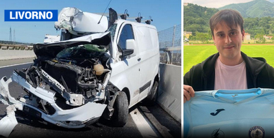 Tragedia sull’A12: muore a 25 anni Davide Bertolini, calciatore dilettante della Pontremolese