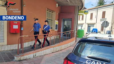 Bondeno, tenta la rapina alle Poste travestito: arrestato 41enne